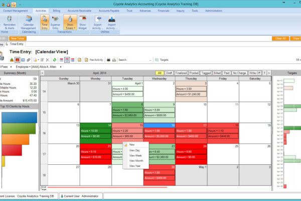 screenshot of Coyote Analytics